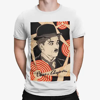 Buy Charlie Chaplin Art T-Shirt - 1920 America USA  Comedy Retro Film Cartoon • 8.39£