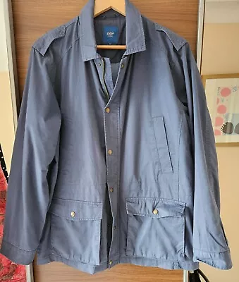 Buy Mens Cotton Jacket From Cotton Traders In Denim Blue Colour (size XL) • 12£