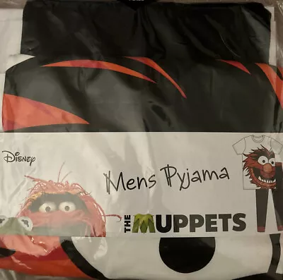 Buy Mens Disney Pyjama Set The Muppets Animal, The Frenzied Monster Size Large • 19£