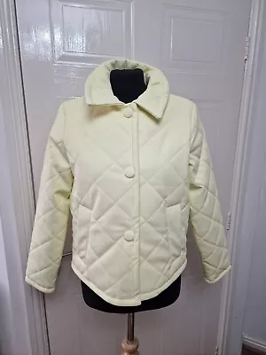 Buy NVLT Vegan Ladies Leather Jacket Size L Beight Yellow New   • 64.79£