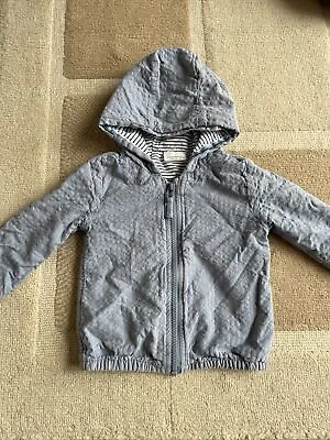 Buy Baby Boy’s Next Blue Summer Zip Up Hooded Jacket Age 9-12 Months  • 0.99£