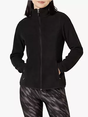 Buy Amazon Essentials Womens Classic-fit Full Zip Polar Soft Fleece Jacket - Black • 12.99£