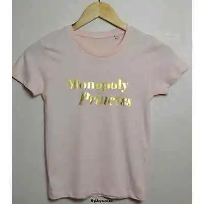 Buy Monopoly Princess Girls Organic Cotton T-shirt • 12.50£