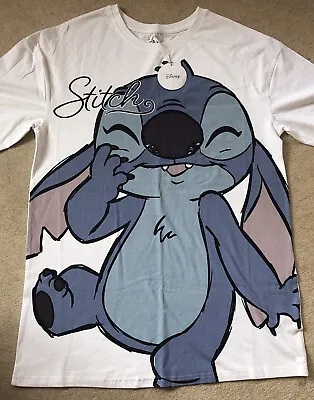 Buy Ladies Disney Lilo & Stitch Sleep T-Shirt - Size 'S' 10-12 - Primark - BNWT • 9.99£