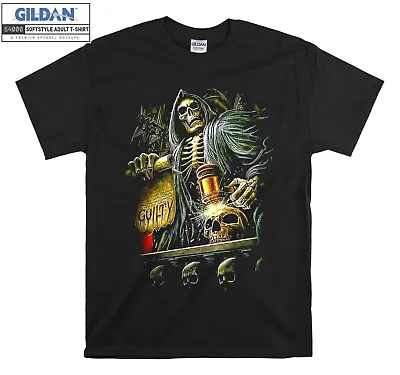 Buy Grim Repear Skull Angel Wings T-shirt Gift Hoodie Tshirt Men Women Unisex F205 • 11.95£