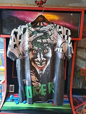 Buy The Joker T Shirt  White - Size L - DC Comics DCU Batman Killing Joke • 6.51£