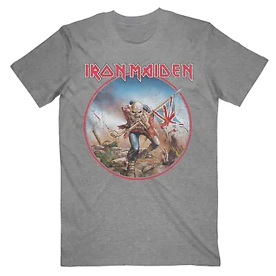 Buy Iron Maiden The Trooper Grey T-Shirt Officially Licensed Size XL Eddie FREE P&P • 15.79£