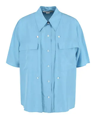 Buy Stella McCartney Womens Short Sleeve Silk Shirt • 157.31£