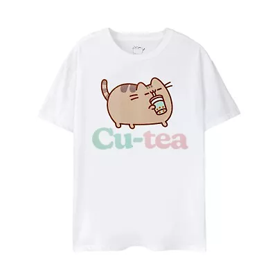 Buy Pusheen Womens/Ladies Cutea T-Shirt NS7846 • 17.19£
