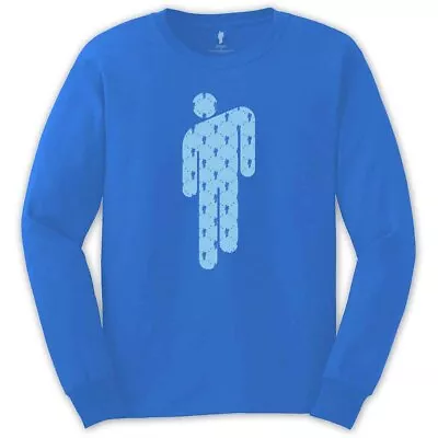 Buy Billie Eilish 'Manonman' Blue Long Sleeve T Shirt - NEW OFFICIAL • 21.99£