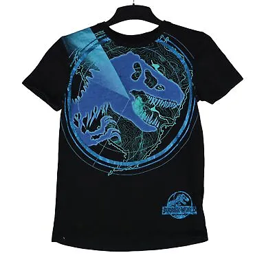 Buy George Jurassic World Boys T-Shirt Dinosaur Black Size 10-11 Years Short Sleeve • 3.84£