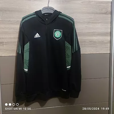 Buy Adidas Celtic FC Condivo 22 Hooded Track Jacket Training Top Hoodie Size L • 18.50£