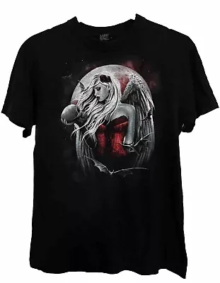 Buy Vintage Spiral Direct Vampire Vamp Goth, Emo, Metal Girl,T-Shirt • 5£