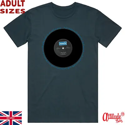 Buy Oasis T Shirt-Unisex Adult-Live Forever-Oasis Live Forever-Official Oasis Merch • 19£