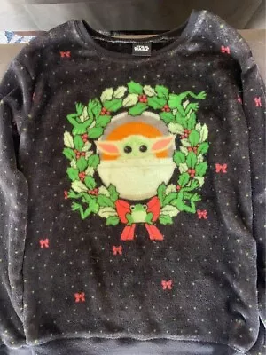 Buy NWOT Disney Star Wars Baby Yoda Grogu Ugly Christmas Sweater Soft Fleece Sz XS • 9.47£