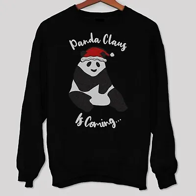 Buy Panda Claus Is Coming Womens Ugly Christmas Style Sweatshirt  • 24.99£