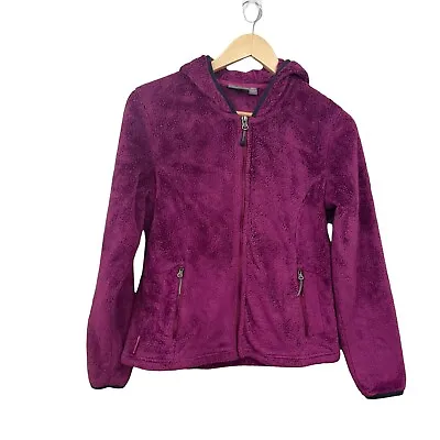 Buy Merrell Fleece Jacket Womens Small Pink Hooded Long Sleeve Casual Ladies S • 19.27£