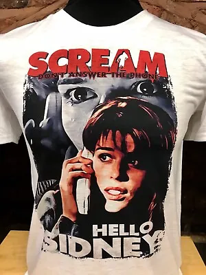 Buy Scream Sidney T-shirt - Mens & Women's Sizes S-XXL - Horror Ghostface Movie 1996 • 15.99£