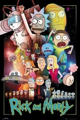 Buy Rick And Morty Wars 91.5 X 61 Cm Maxi  Poster New Official Merch • 7.20£