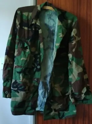 Buy US Army  Style Woodland Large Regular BDU Jacket Shirt • 14.99£
