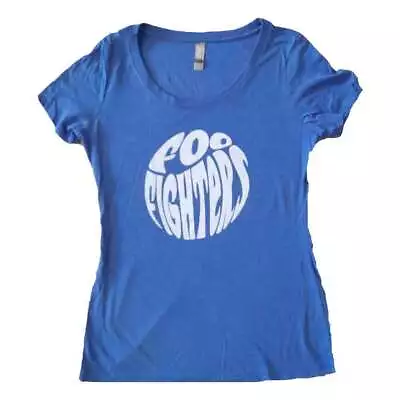 Buy Foo Fighters 70's Band Logo Skinny Fit T Shirt • 14.93£