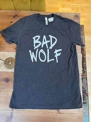 Buy Doctor Who Style RedBubble  Bad Wolf  Charcoal Heather Medium M T-Shirt • 5£