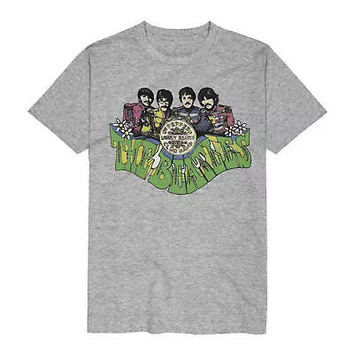 Buy Beatles Sgt Pepper Band Fat Type Official Merch T-shirt M/L/XL - New • 21.83£