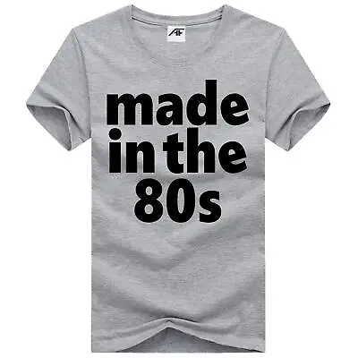 Buy Womens Made In The 80's Printed T Shirt Ladies Girls Casual Dress Top Tees • 9.97£