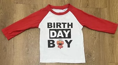 Buy Elmo 1st Birthday Boy T-shirt Personalised 6-12months Elmo’s World Sesame Street • 1.99£