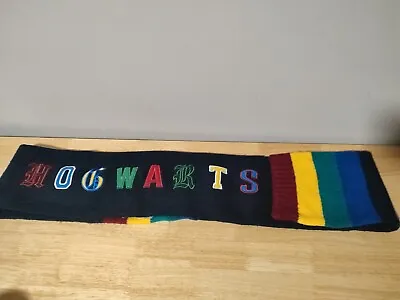 Buy Harry Potter Official One Size Hogwarts Scarf Multi-Colour Scarf B11 • 7.95£