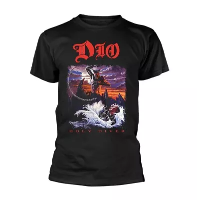 Buy DIO - HOLY DIVER BLACK T-Shirt Large • 18.11£
