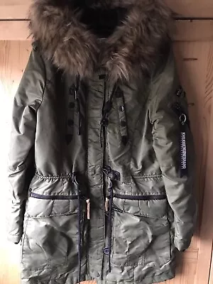 Buy Khujo LORENE Womens Coat/Jacket, S, Khaky, Brand New • 109£