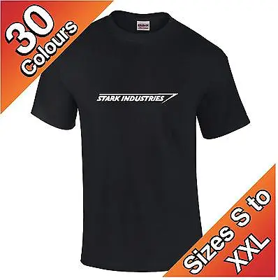 Buy Stark Industries Iron Man T-Shirt In 30 Colours, Super Hero Cool Gift S - XXL • 11.99£