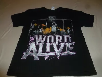 Buy The Word Alive 2013 Tour Now We Are Here Concert Shirt Size Large Mens Black  • 24.12£