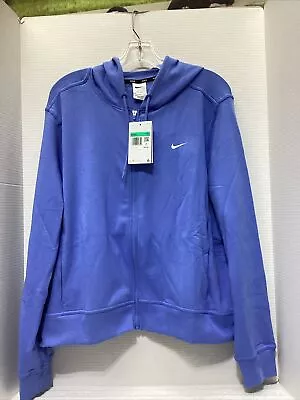 Buy Nike Full Zip Hoodie Baby Blue Jacket Womens Size  XLarge  Xl Reverse Weave • 22.73£