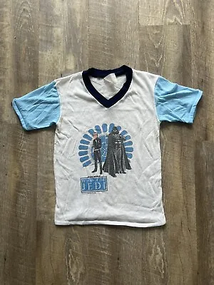 Buy Vintage 1983 Star Wars Return Of The Jedi Kids T Shirt • 52.10£