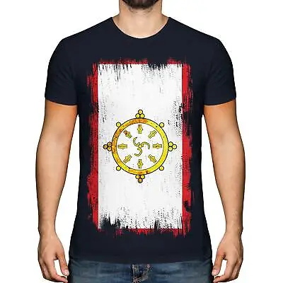 Buy Sikkim Grunge Flag Mens T-shirt Tee Top Football Gift Shirt Clothing Jersey • 12.95£