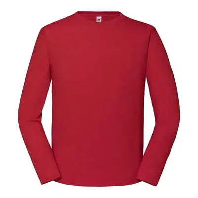 Buy Fruit Of The Loom Iconic 195 Premium Long Sleeve T-Shirt - XS-5XL - 6 Colours • 9.35£