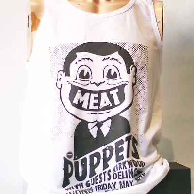 Buy Meat Puppets Indie Punk Rock T-shirt Sleeveless Unisex Vest Top S-2XL • 14.99£