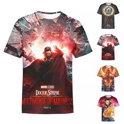 Buy Boys Girls Kids Doctor Strange T-Shirt Blouse Short Sleeve Costume Tee Shirt Top • 7.46£