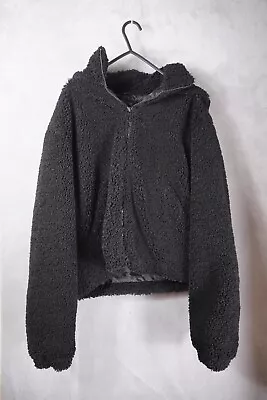 Buy Primark Jacket Hoodie Black Fur Small Size Ladies • 11£