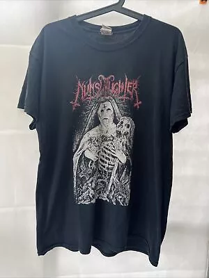 Buy Rare Nun Slaughter Band Shirt Size L Sarcofago Possessed Sodom Slayer • 39.99£