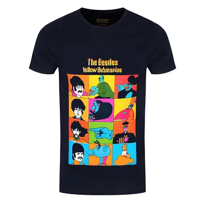 Buy The Beatles T-Shirt Yellow Submarine Characters Official Black New • 14.95£