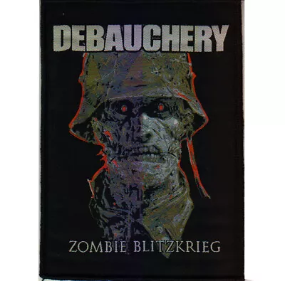 Buy Debauchery Zombie Blitzkrieg Sew On Patch Official Death Metal Band Merch • 6.32£
