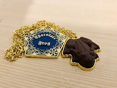 Buy Harry Potter Chocolate Frog Gold Plated Charm Necklace Pendant Jewellery Chain • 4.99£
