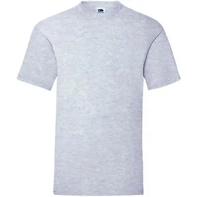 Buy Fruit Of The Loom Mens Womens T Shirts 100% Cotton Plain Short Sleeve Tee Shirt • 6.29£