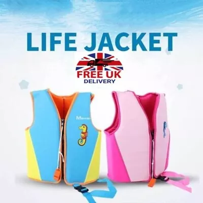 Buy Kids Child Swim Life Jacket Float Vest Swimming Pool Buoyancy Aid Water Sport UK • 4.59£