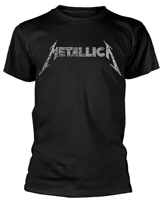 Buy Metallica 40th Anniversary Songs Logo Black T-Shirt NEW OFFICIAL • 16.59£