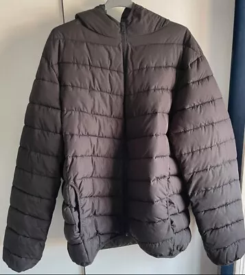 Buy Mens BoohooMan Black Puffer Jacket - Size 4XL - Good Condition • 8£