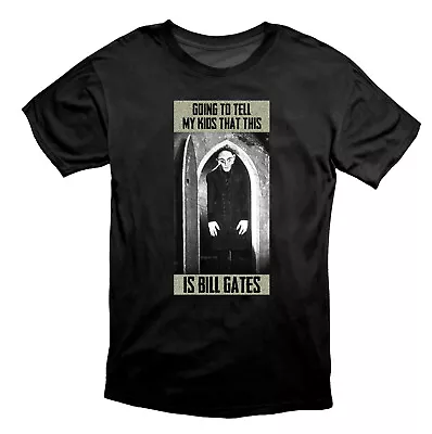 Buy Going To Tell My Kids - Bill Gates Nosferatu Halloween Meme T Shirt Black • 19.49£